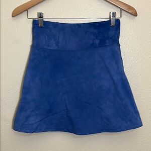 Blue Athletic Tennis Mini Skirt